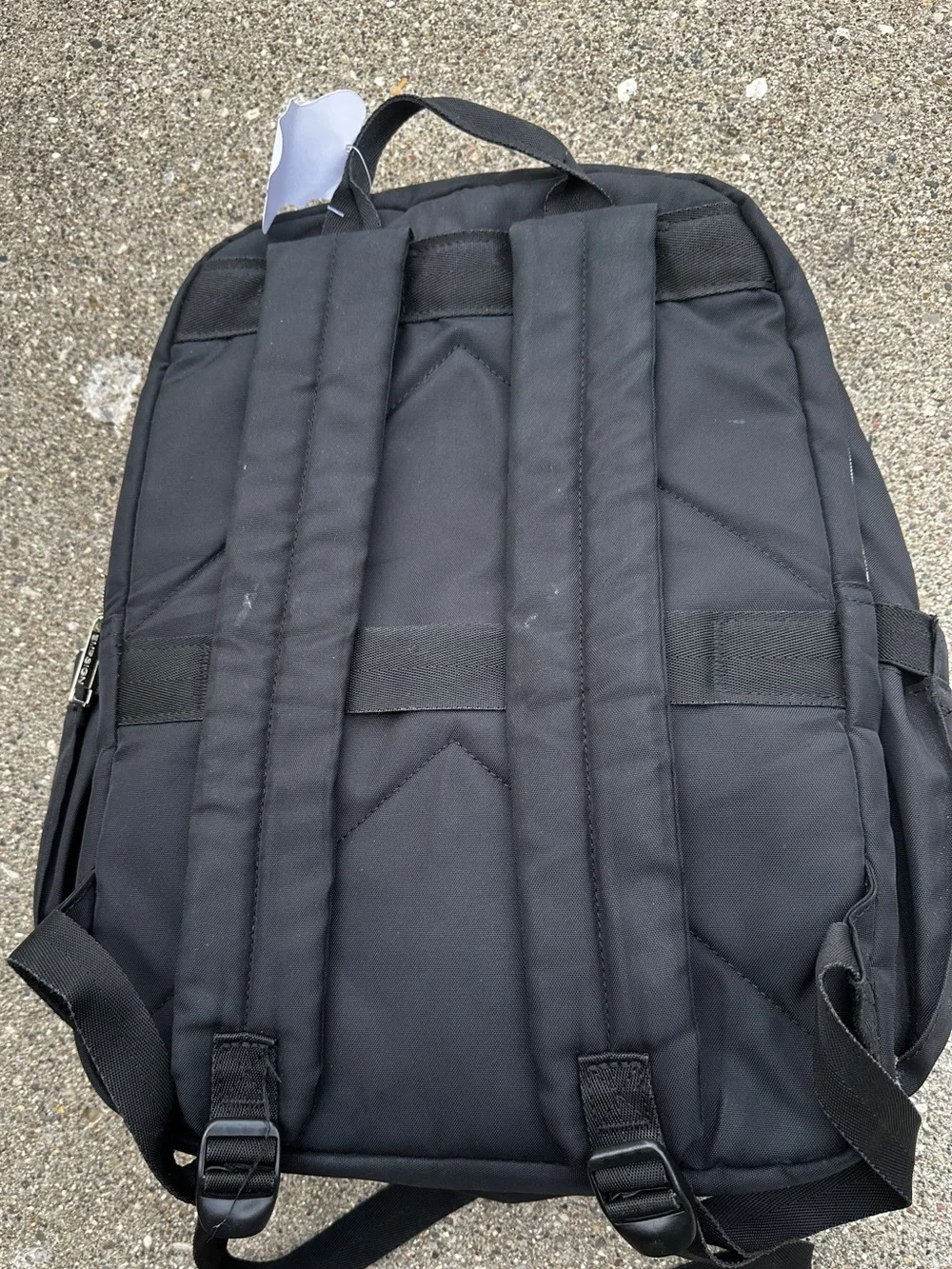 Emerson Quilted Black Men's Backpack